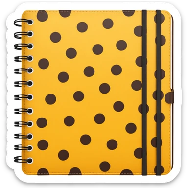 leopard patterned notebook sticker