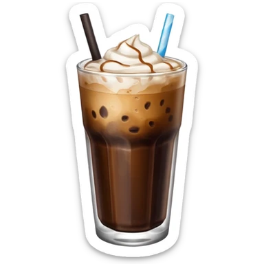 Cold coffee emoji sticker