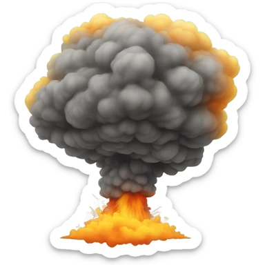 explosion  sticker
