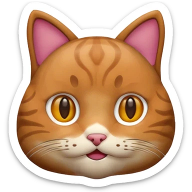 the discord's teddy bear emoji but instead of being a bear it's a cat sticker