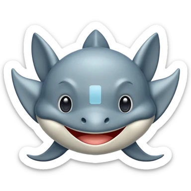Stingray cute sticker