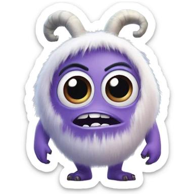Boo from monsters inc sticker