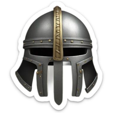 Viking-helmet-history-vendel sticker