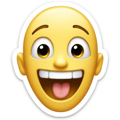 face laughing hysterically  sticker