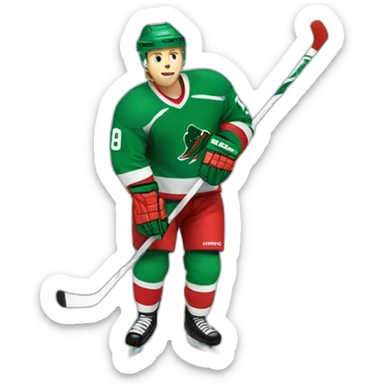 Hockey-green-love-35 sticker