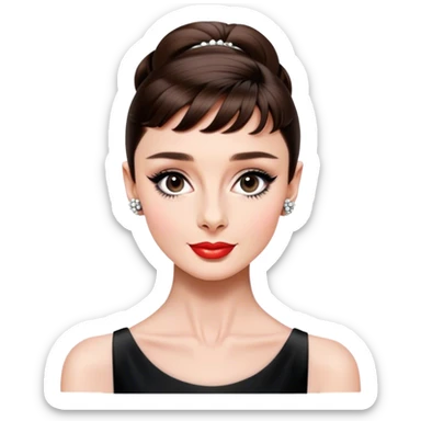  Audrey Hepburn  sticker