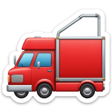 Moving truck or dolly
 sticker