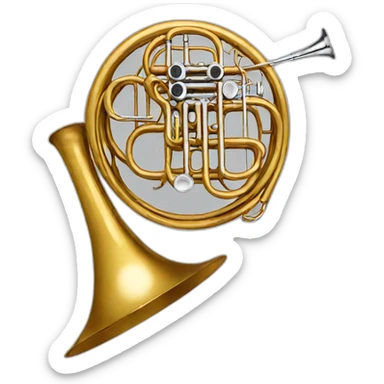 French Horn sticker