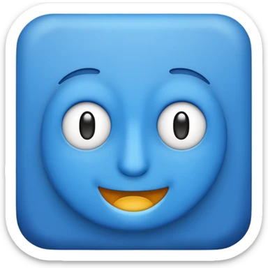 numero 1 azul sticker