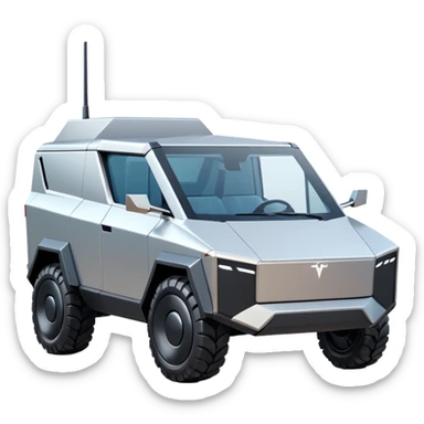 Tesla cyber trucks sticker