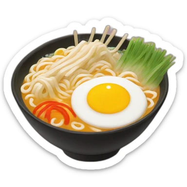 Naruto manger ramen sticker