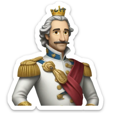 The king lèpre sticker