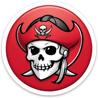 Tampa bay buccaneers logo sticker