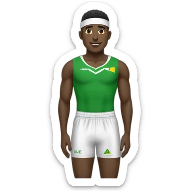 Sénégalais avec le maillot de la mauritanie sticker