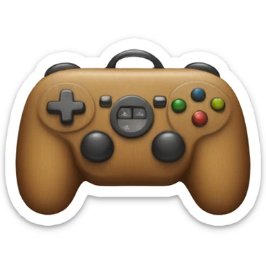 Make a bag emoji with a painted joystick sticker