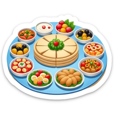 catered lunch sticker