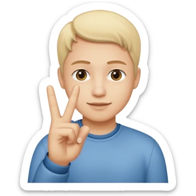 Little finger promise sticker