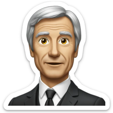 Vincent Bolloré malicieux sticker