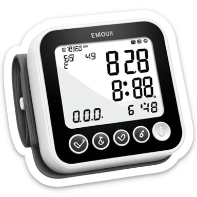 blood pressure monitor sticker