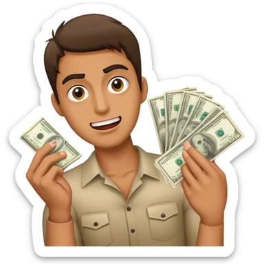 crazy with financial sticker