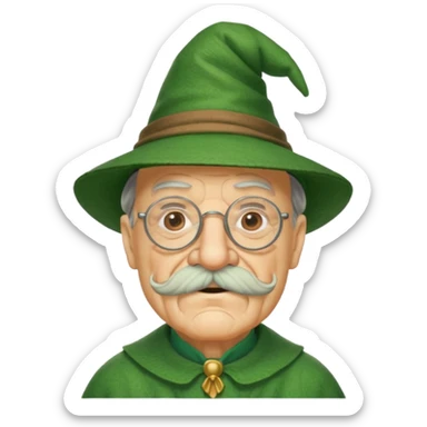 The Wizard from the Wizard of Oz sticker
