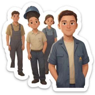 “charity girls,” they worked in low-paid jobs like factories and lived at home sticker