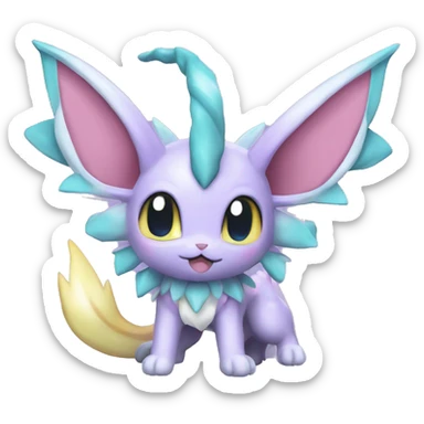 Vaporeon Sylveon Espeon Pokémon sticker