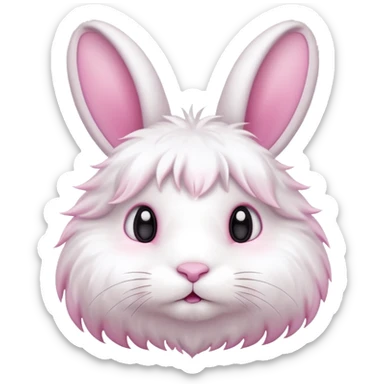 key whit bunny sticker