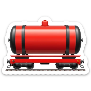 railway fuel car sticker