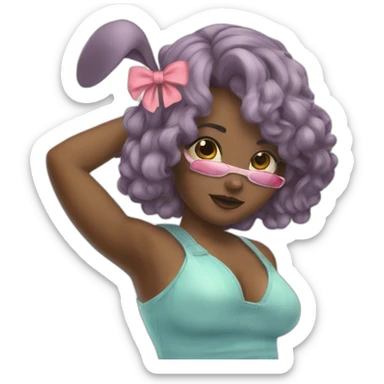 Badbuny un verano sin ti sticker