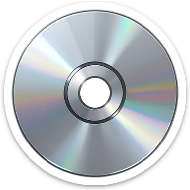 CD disk sticker
