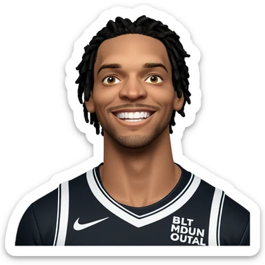 smiling boy in sportswear sticker