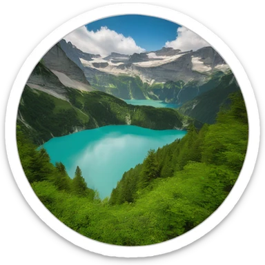Lac d’Oeschinensee 🇨🇭 sticker