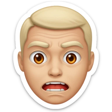 deadly look emoji sticker