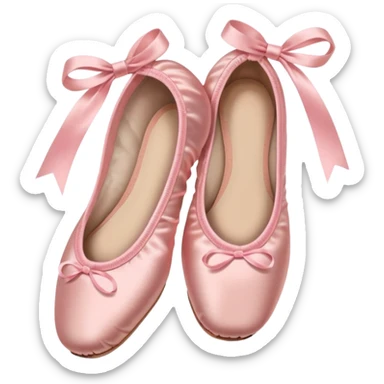 Pink ballet shoes  sticker