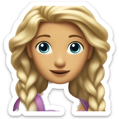 la principessa rapunzel sticker