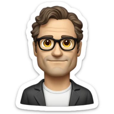 academic developer joaquin phoenix sticker
