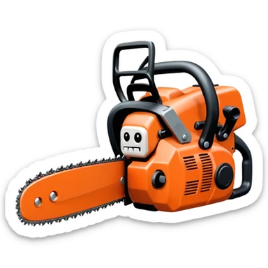 chainsaw sticker