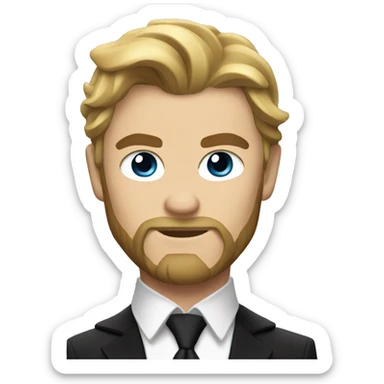 Thor in tux sticker