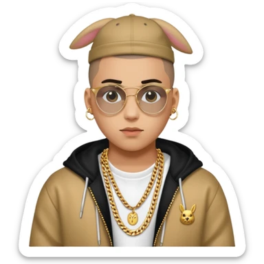 Bad buny sticker