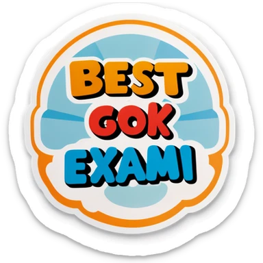 Best of luck, go success your exam sticker