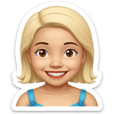 Colombian midget woman smiling sticker