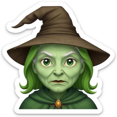 The witch Into the Woods less old sticker