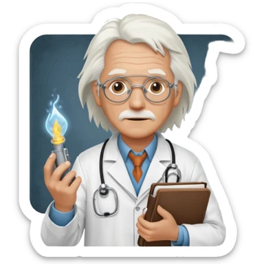 Doc Brown from Back to the Future, The Planner
"By Zeus! We must fill the calendar before the space-time continuum collapses!" sticker