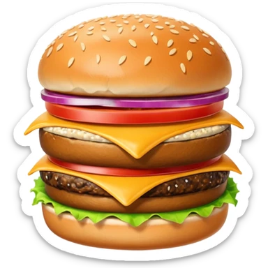 burger leftover sticker