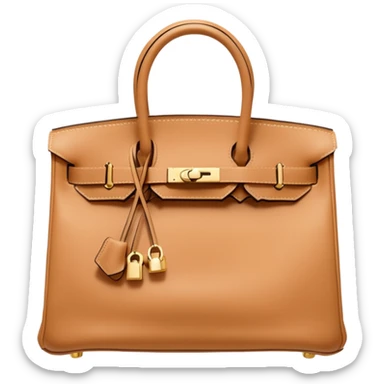 hermes birkin flesh color bag sticker