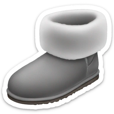 Grey Ugg slippers sticker