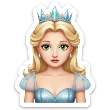 glinda from wicked  sticker