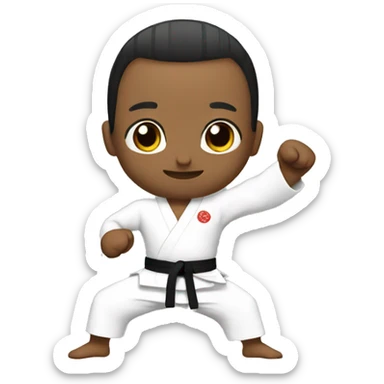Karateka sticker
