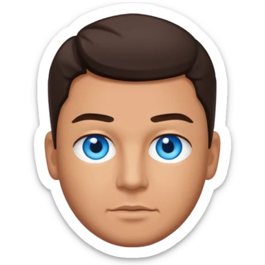 Craig Kelly with blue eyes sticker